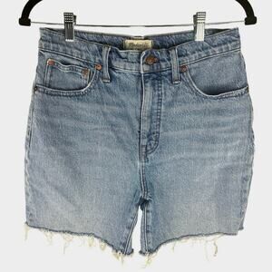 Madewell High-Rise Mid-Length Cut off Short size 28
